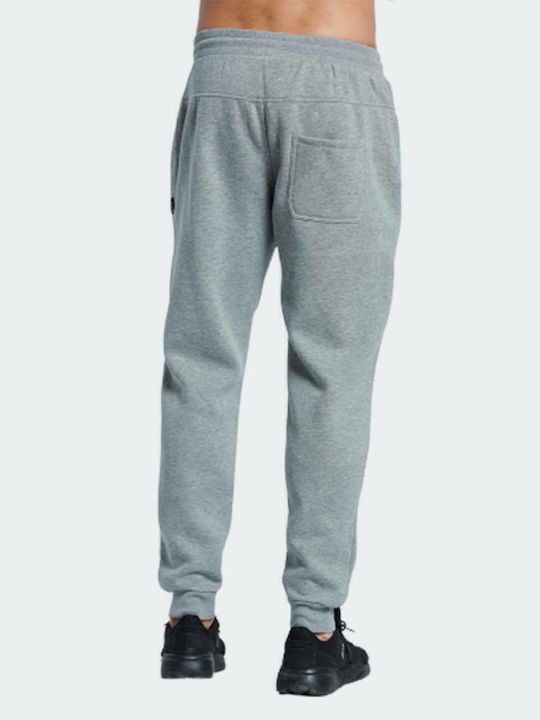 Sweatpants with Elastic Grey Melange