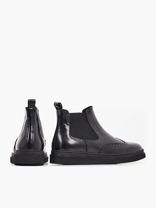 Leather Black Chelsea Boots