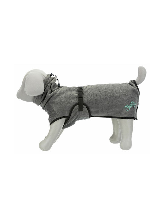 Trixie Dog Shirt Bathrobe in Gray color XL 75cm.