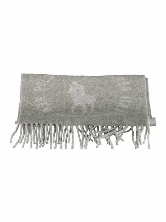 Ralph Lauren Men's Wool Scarf Gray