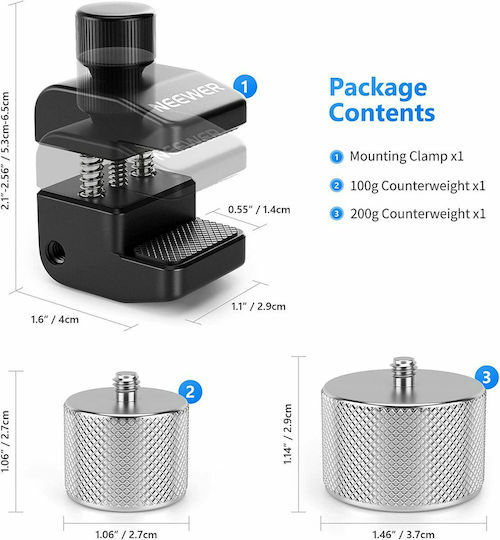 Neewer Gimbal Counterweight Kit Adapter