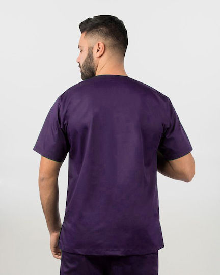 Ayo Newton Unisex Ιατρική Μπλούζα Μωβ