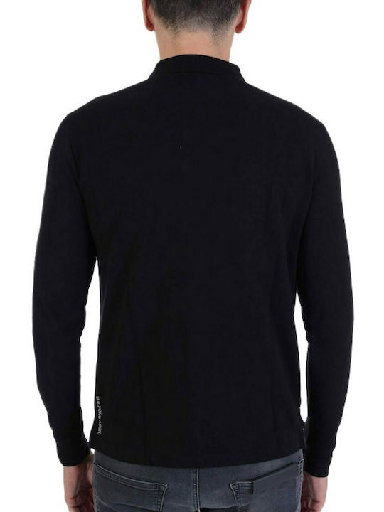 U.S. Polo Assn. Men's Long Sleeve Polo Blouse Black