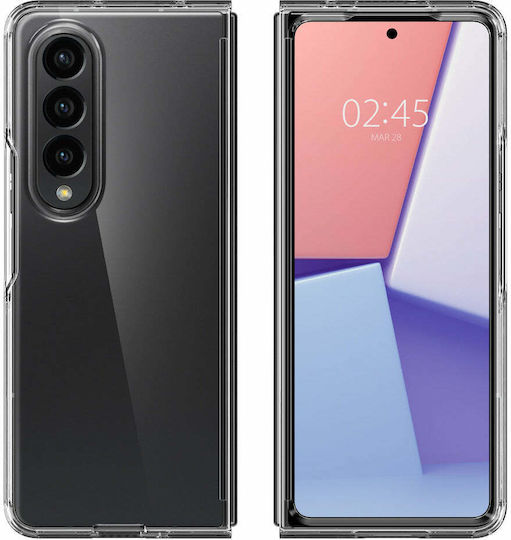 Spigen Crystal Hybrid Umschlag Rückseite Kunststoff / Silikon 2mm Transparent (Galaxy Z Fold4)