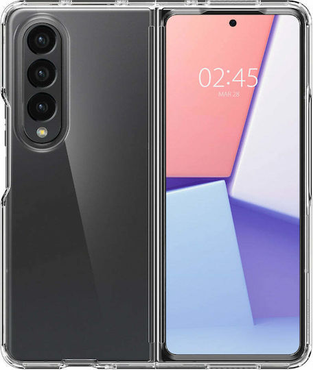 Spigen Crystal Hybrid Umschlag Rückseite Kunststoff / Silikon 2mm Transparent (Galaxy Z Fold4)