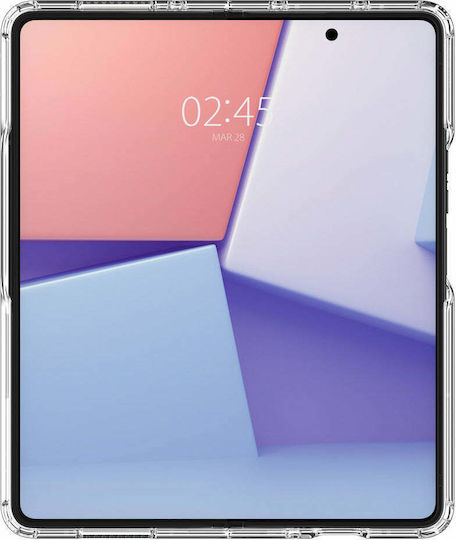 Spigen Crystal Hybrid Umschlag Rückseite Kunststoff / Silikon 2mm Transparent (Galaxy Z Fold4)