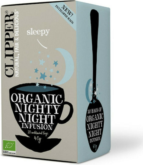 Clipper Nighty Night Herbs Blend Organic Product 20 Bags 20gr