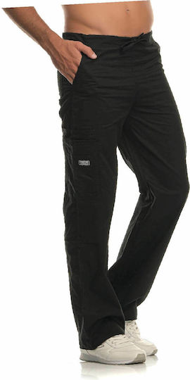 Cherokee 4043 Unisex Pantaloni medicali Negru din Bumbac și Poliester