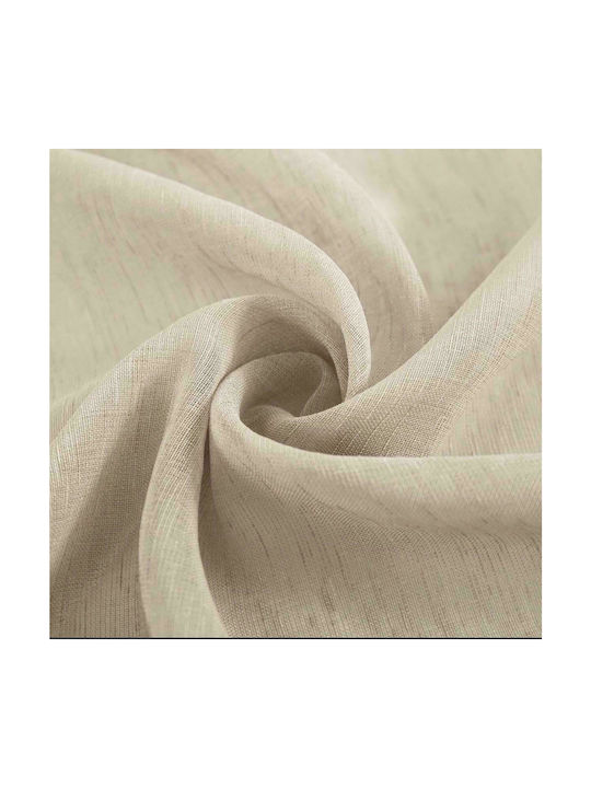 My Home Luxury Grommet Curtain Line Sand 300x280εκ.