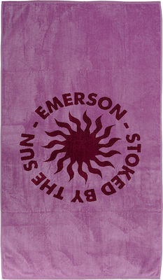 Emerson Stoked By The Sun Beach Towel Cotton Dusty Rose 86x160cm.
