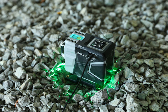 Deko Γραμμικό Αλφάδι Laser Πράσινης Δέσμης 3.7V με Εύρος Εργασίας 10m