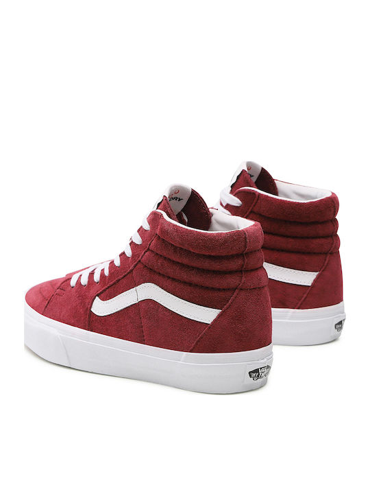 Sk8-hi Boots Pig Suede Tawny Port