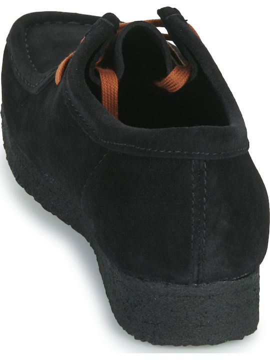 Wallabee Men's Suede Moccasins Black