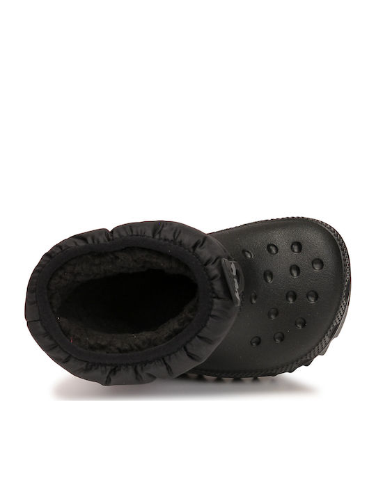 Classic Neo Puff Kids Snow Boots Black