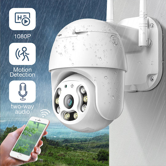 Camwon WIP-YI200D IP Surveillance Camera Wi-Fi Full HD 1080p Waterproof with Lens 4mm