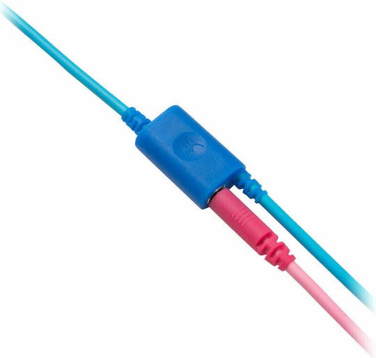 Motorola Moto JR200 Wired On Ear Headphones Blue