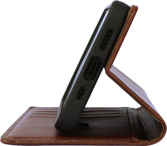 Sonique Vintage Book Synthetic Leather Brown (Huawei Nova 8i / Honor 50 Lite)