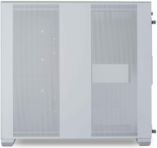 Lian Li O11 Air Mini Gaming Midi-Turm Computergehäuse mit Seitenfenster Weiß