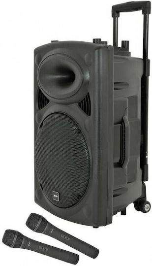 QTX Sound QR12PABT 178.847UK Set with Passive PA Speaker 100W with 12" Woofer 35x31x57cm