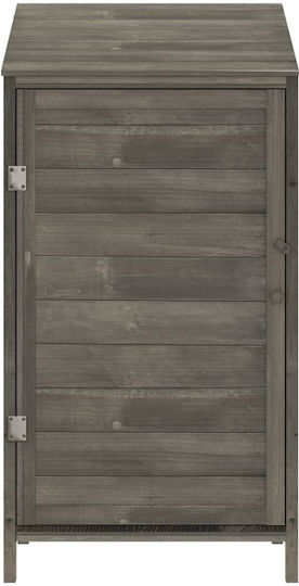 Wooden Garden Shed Anthracite 0.55x0.52x1.12m