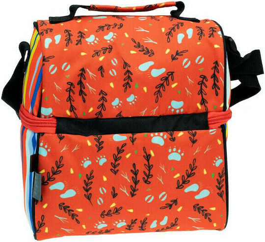 Hallmark Animals 22 Kids' Insulated Shoulderbag Lunch Bag 0.23L Orange 19x15.5x21cm