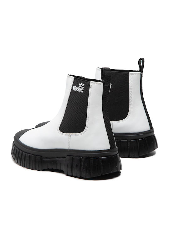 Women's Chelsea Boots White