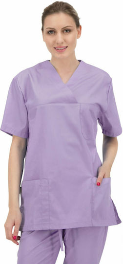 B-Well Angel Unisex Ιατρική Μπλούζα Λιλά