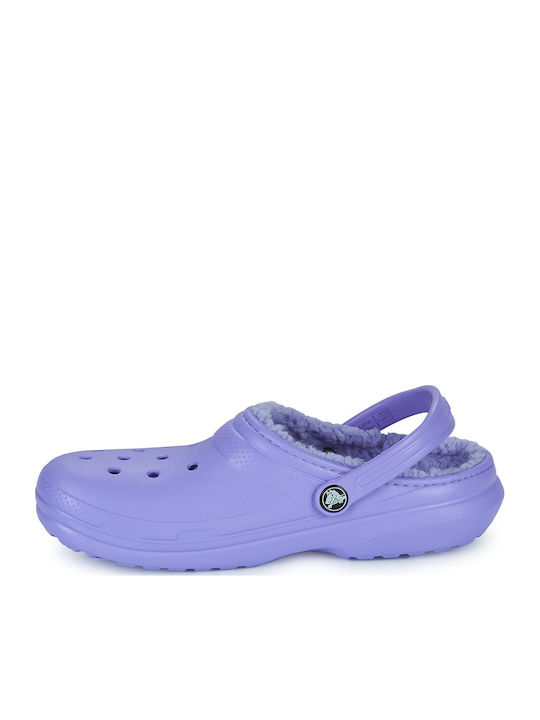 Kids Slippers Lilac Classic Lined