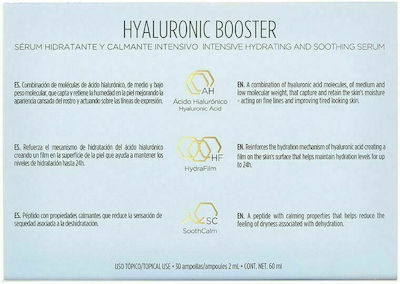 Isdin Hyaluronic Booster Feuchtigkeitsspendend & Anti-Aging Serum Gesicht mit Hyaluronsäure 10x2ml