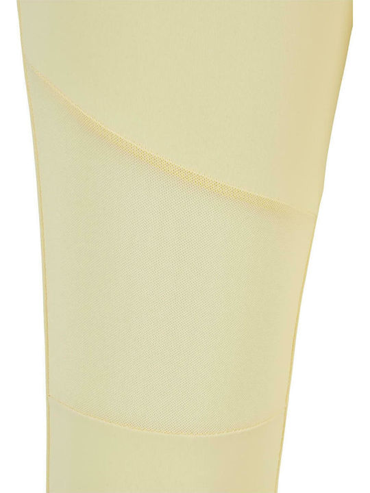Instruire Colanti de femei Lung Colanti Talie inalta Soft Yellow
