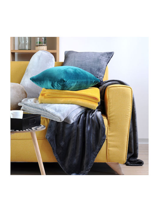 S-F Doudou Ριχτάρι Πολυθρόνας Fleece 130x160εκ. Noir