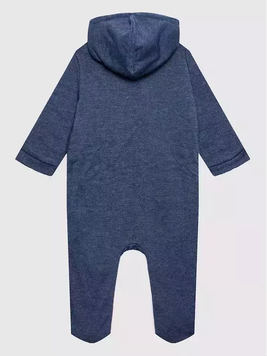 Guess Baby Bodysuit Set Long-Sleeved with Pants Navy Blue