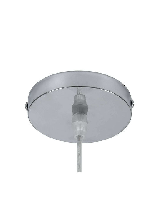 GloboStar Archipelago Pendant Light Beige Grid with Socket E27 63cm