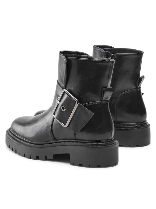 Cizme biker pentru femei Negru