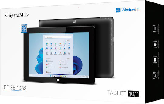 Kruger & Matz Edge 1089S 10.1Инчове Таблет (4GB/4GB) Черен