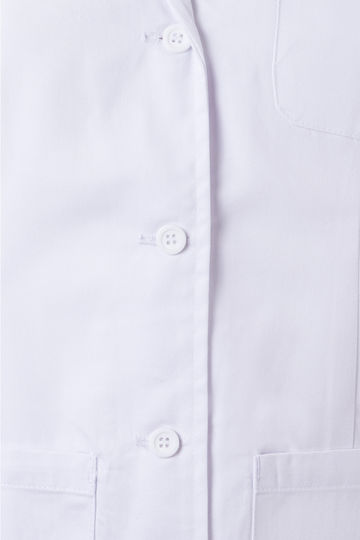 Velilla Trema Medizinischer Verbandskittel Weiß aus Baumwolle und Polyester