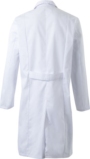 Velilla Taba Medizinischer Verbandskittel Weiß aus Baumwolle und Polyester