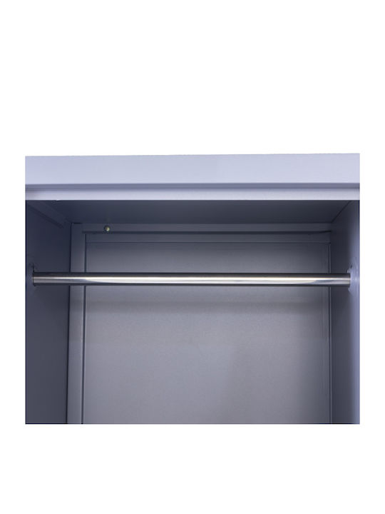 Dulap Metalic Steelen Cu 6 Dulapuri Antracit Mat Fără Picioare 90x45x180cm