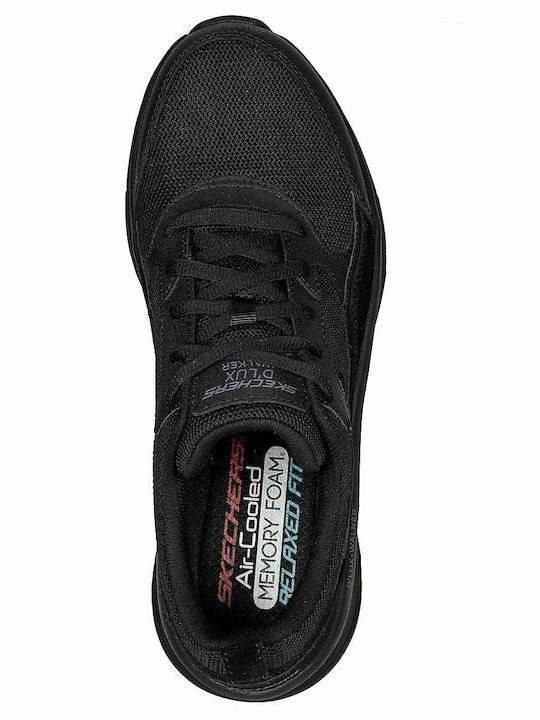 D'Lux Walker Herren Anatomisch Sneakers Schwarz