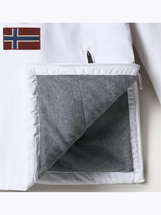 Rainforest Pocket 2 Winter Jacke Wasserdicht und Winddicht Bright White