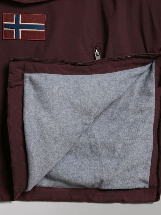 Rainforest Pocket 2 Winter Jacke Wasserdicht und Winddicht Burgundy Fudge