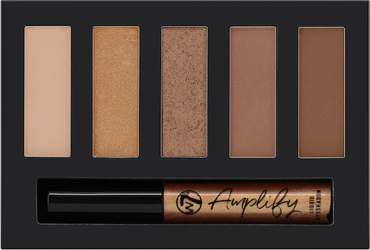 W7 Cosmetics Amplify Eye Shadow Palette in Solid Form Knockout 87gr
