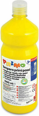 Primo Brillante Tempera Colour Paint Bottle 1000ml Yellow