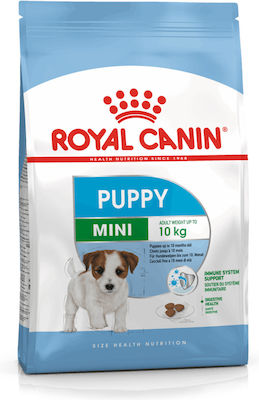 Royal Canin Mini Puppy 0.8kg Trockenfutter für Welpen kleiner Rassen mit Mais, Geflügel und Reis