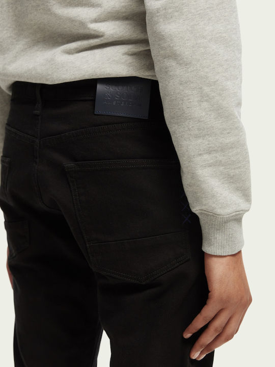 Ralston Ανδρικό Παντελόνι Τζιν με Slim Εφαρμογή Stay Black