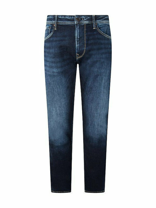 Stanley Men's Jeans Pants Elastic with Regular Tapered Fit Blue