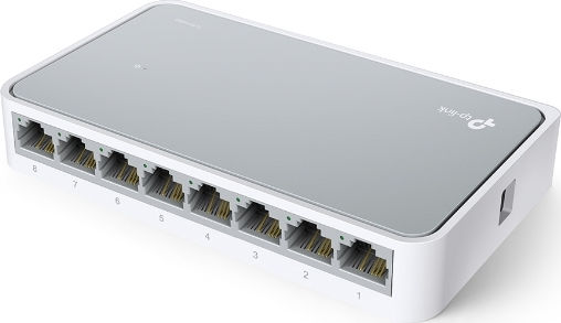 TP-LINK TL-SF1008D Unmanaged L2 Switch with 8 Ethernet Ports