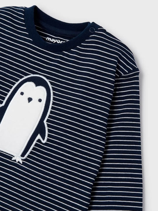 Mayoral Παιδική Πιτζάμα Χειμωνιάτικη Βαμβακερή Μπλε