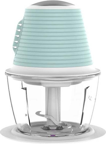 Tesla Delight Collection Πολυκόπτης Multi 350W με Δοχείο 1lt Τιρκουάζ