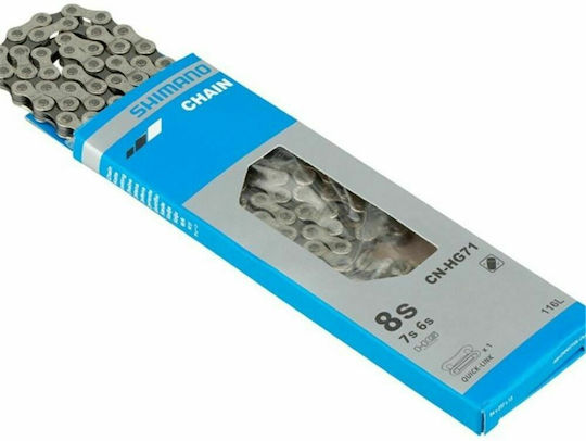 Shimano Cn-hg71 Bicycle Chain 6 7 8 Gears 116L Silver